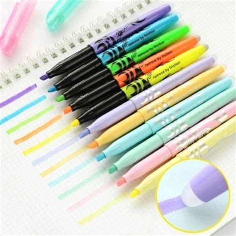 Pilot Frixion Light Fluorescent Ink Erasable Highlighter Pen Set