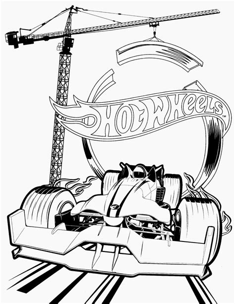 Hot Wheels Racing League: Hot Wheels Coloring Pages - Set 4