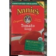 Annie S Homegrown Organic Tomato Soup Calories Nutrition Analysis