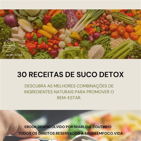 30 Receitas De Suco Detox Deliciosas E Saudáveis Alimentação Saudável