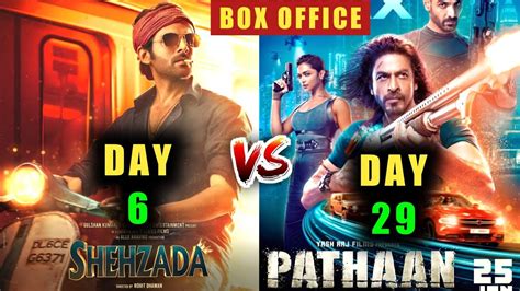 Shehzada Vs Pathan Shehzada Box Office Collection Day 6 Pathan Box