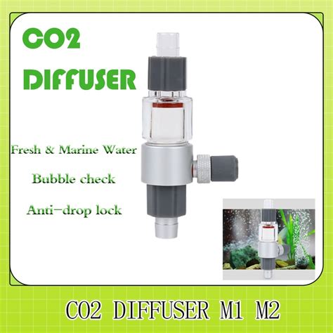 QANVEE CO2 dyfuzor System do akwarium Atomizer reaktor licznik babelków