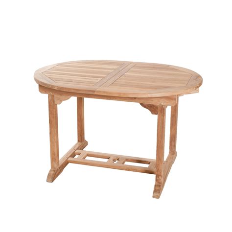 Table Ovale Extensible 120 180 X 90 Cm En Bois Teck Grade A