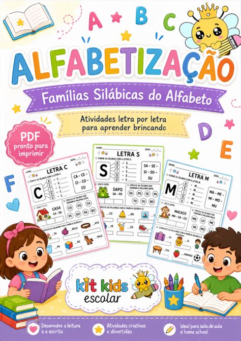 Famílias Do Alfabeto - Famílias Silábicas do Alfabeto - Educação e Criatividade