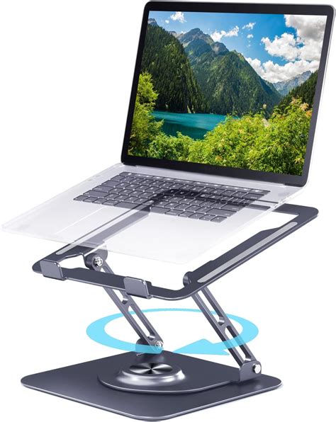 Transplant Supporto Per Laptop Da Tavolo Con Base Girevole A 360