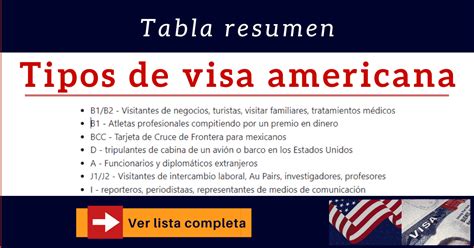 Tipos De Visa Americana B B Image To U