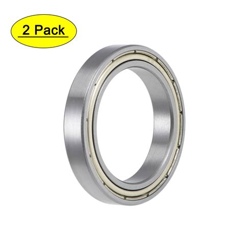 Uxcell 30mmx42mmx7mm 6806ZZ Double Sealed Z2 Ball Bearings Chrome Steel