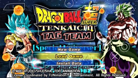 DRAGON BALL Z TENKAICHI TAG TEAM SPECIAL UNIVERSE MOD PPSSPP ...