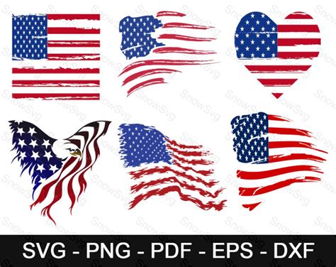 American Flag Svg for Cricut and Silhouette USA Flag , American Flag ...