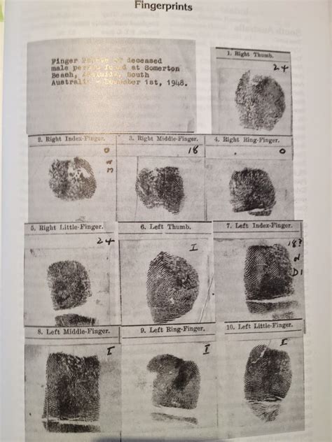 Somerton Man: DNA On Fingerprints Card & The Torn TAMAM SHUD Piece ...