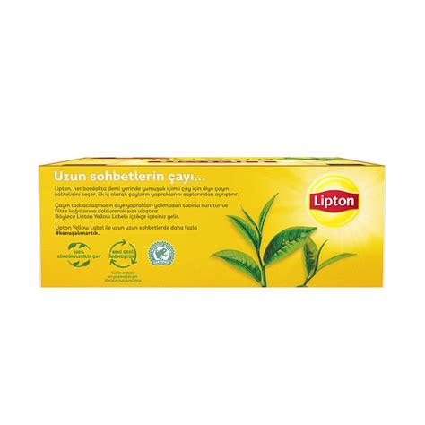 Lipton Yellow Label 100 lü Bardak Poşet Çay LİPTON SİYAH ÇAYLAR LİPTON