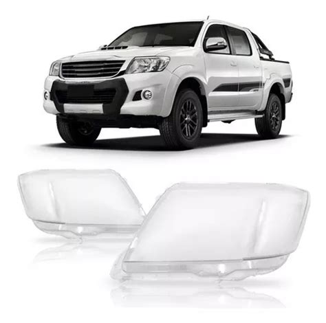 Lente Farol Principal Hilux Sr Srv 2012 2013 2014 2015 Parcelamento