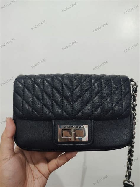 Karl Lagerfeld Paris Agyness Quilted Flap On Carousell