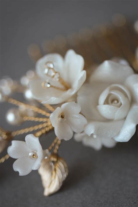 PRIMROSE Bridal Hair Comb TANIA MARAS BRIDAL