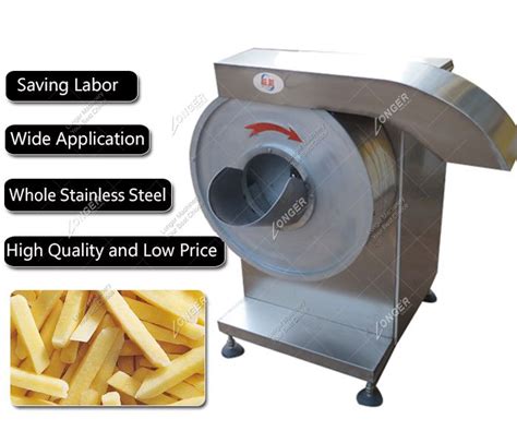 Stainless Steel Potato French Fries Cutter Machine 600kg H