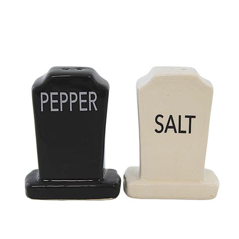 Transpac Spooky Salt And Pepper Set Set Of Salt And Pepper Shakers 2