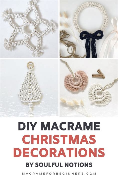 Make Your Own Gorgeous Macrame Christmas Decorations Easy Video