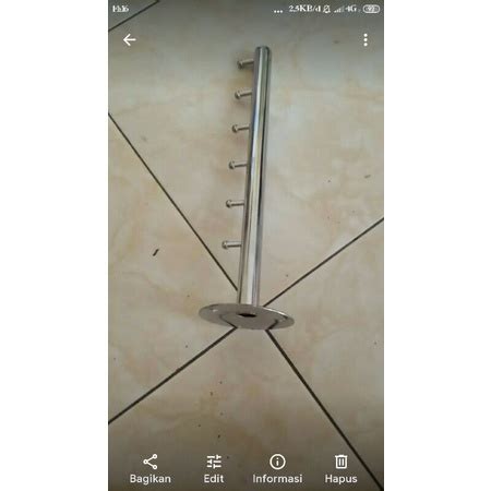 Jual Hanger Suling Lurus Tembok Titik Gantungan Baju Shopee Indonesia