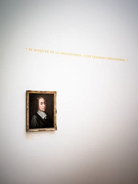 Phototh Que Arnaud Frich Tableau De Blaise Pascal Au Mus E Roger