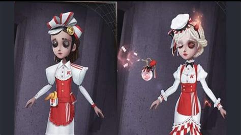 Identity V X Kfc Crossover Perfumer B Tier Skin Miss K And Perfumer A Tier Skin Lady K