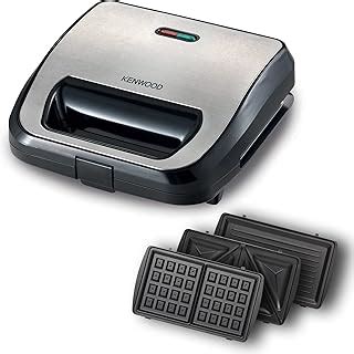 Kenwood Machine Sandwich En Gril Et Gaufrier Pression Avec Grille