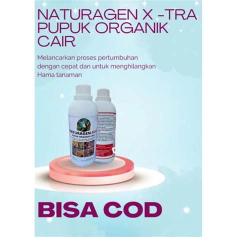 Jual NATURAGEN XTRA PUPUK ORGANIK CAIR Meningkatkan Hasil Panen Kebun