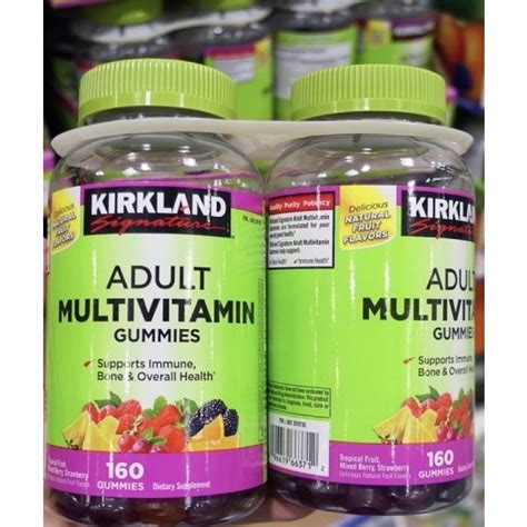 Kirkland Signature Adult Multivitamin 320 Gummies 2 Bottle Shopee