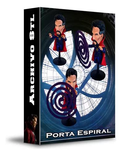 Archivo Stl Porta Espiral Stl Dr Strange Espiral Mosquitos Mercadolibre