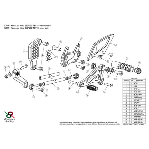 Adjustable Rearsets By Bonamici K