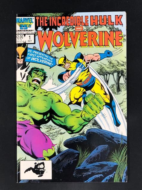 The Incredible Hulk And Wolverine 1 1986 VF Comic Books Copper