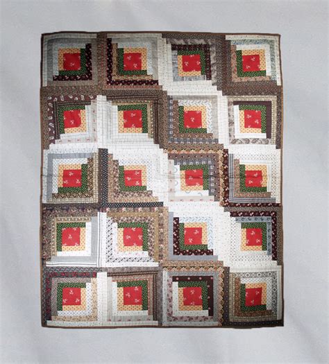 American Antique Log Cabin Quilts - Betsey Telford-Goodwin's Rocky ...