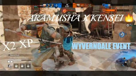 For Honor Using Kensei And Aramusha In Wyverndale Youtube