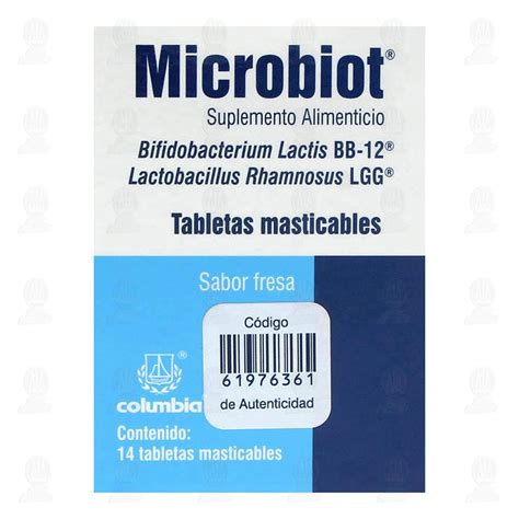 Microbiot Tabletas Masticables Ciudapp Guadalajara