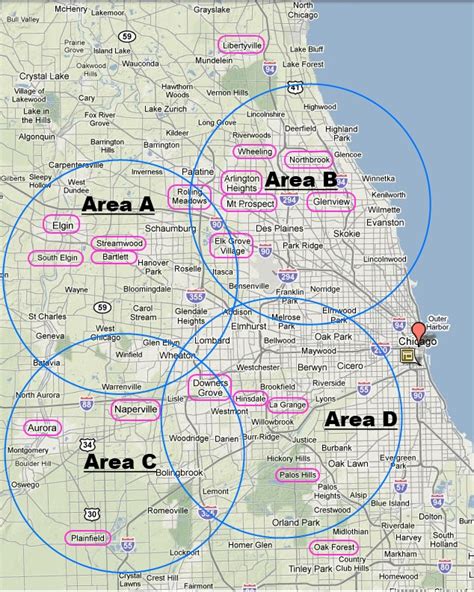 Map Of Northern Illinois Suburbs - 2024 Schedule 1