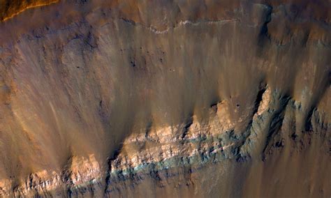 The Colorful Walls Of An Exposed Impact Crater On Mars Universe Today