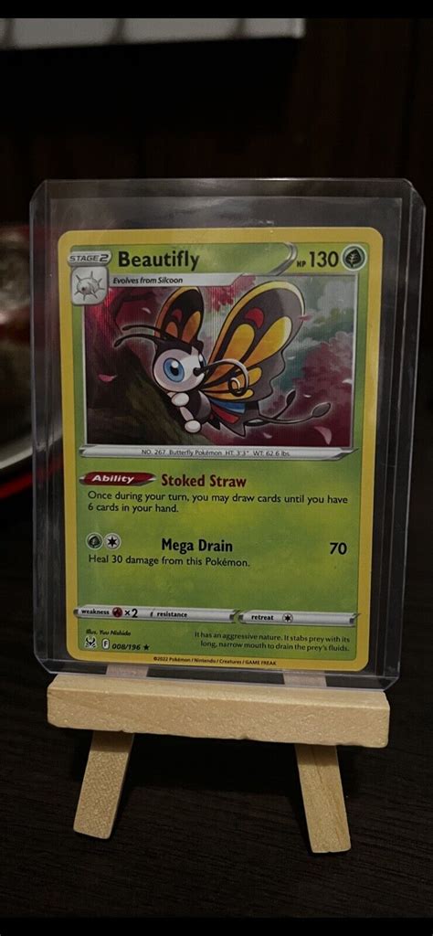 Beautifly 008 196 Holo Rare Pokemon SWSH11 Lost Origins M NM New EBay