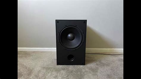 JBL PSW 1200 Home Theater Powered Active Subwoofer YouTube