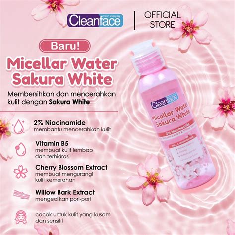 Jual Lebih Murah Purbasari Cleanface Micellar Water Ml