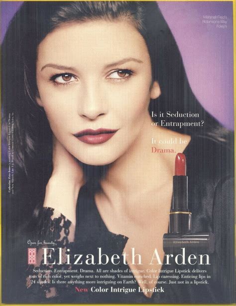 Catherine Zeta Jones Actress In 2003 Elizabeth Arden Lipstick Magazine