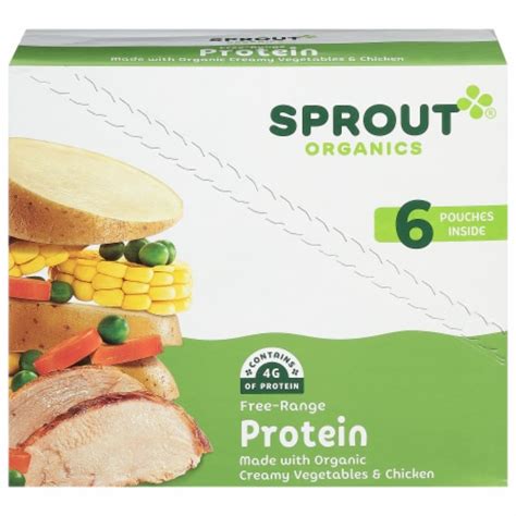 Sprout Organic Creamy Vegetables With Chicken Stage Baby Food Ct