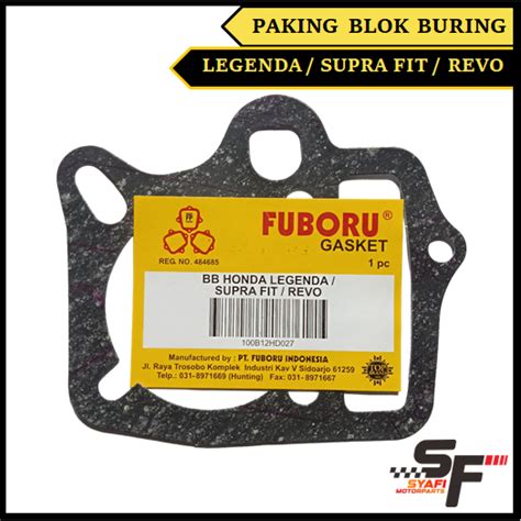 Jual PAKING BLOK BURING LEGENDA SUPRA FIT REVO PERPAK GASKET BAWAH