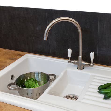 Ceramic Kitchen Sink With Drainer Kitchen Info