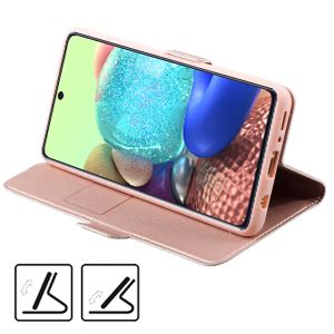 Aunote Samsung A71 Phone Case Slim Ultra Galaxy A71 Flip Wallet