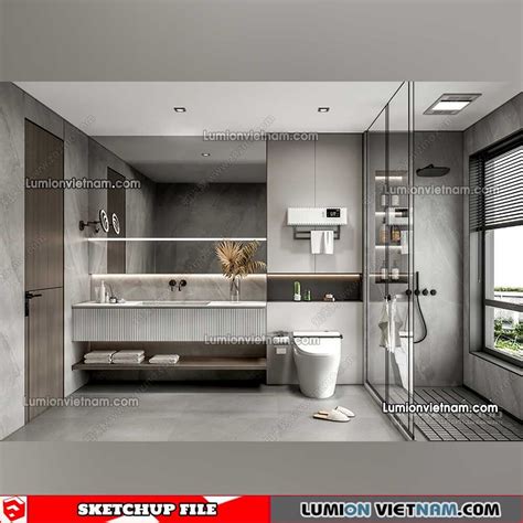 23012023 Bathroom Sketchup Interior Model