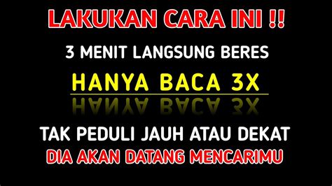 11 09 04 DI JAMIN 3 MENIT BERES BACA 3 KALI TAK KENAL JAUH ATAU DEKAT