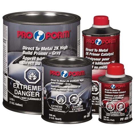 Direct To Metal 2k Urethane High Build Primer Pro Form