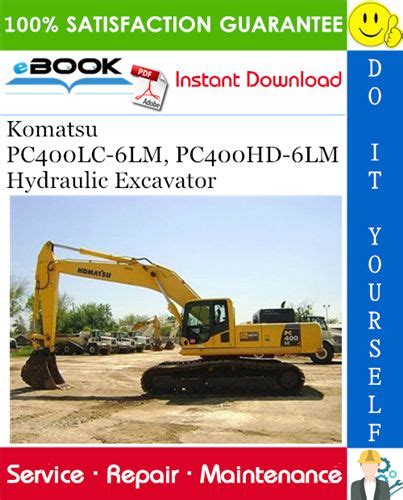 Komatsu Pc Lc Lm Pc Hd Lm Hydraulic Excavator Service Repair