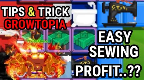 TIPS PEMULA GROWTOPIA SEWING 2024 LAZY PROFIT RIP GROWTOPIA