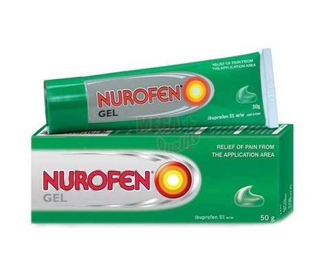 Nurofen Gel For Muscle Relief Pain From The Application Area Ibuprofen