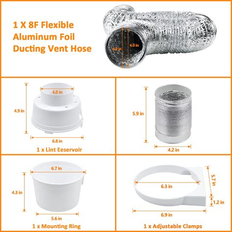 Snapklik Cenipar Tdidvkzw Indoor Dryer Vent Kit